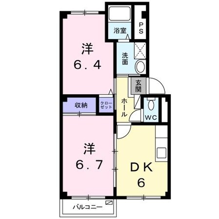 ブルーリオンIIの物件間取画像